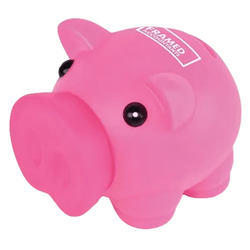 Branded Piggy Bank for Company Giveaways
