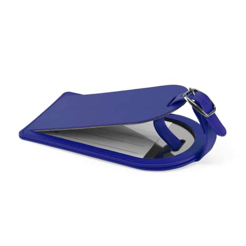 Large Belluno Luggage Tag in Reflex Blue