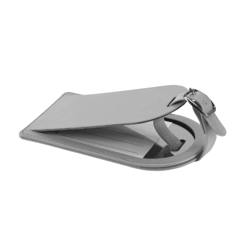 Large Belluno Luggage Tag in Light Grey