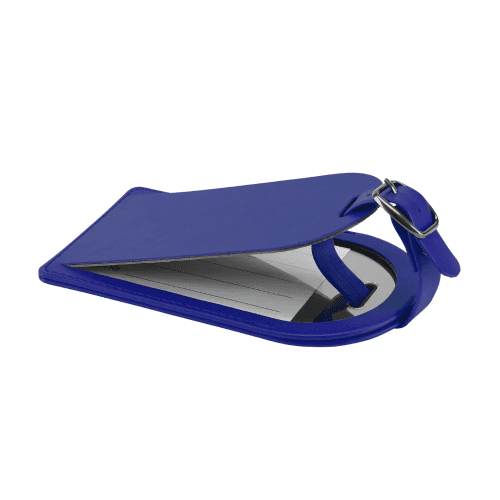 Large Belluno Luggage Tag in Reflex Blue