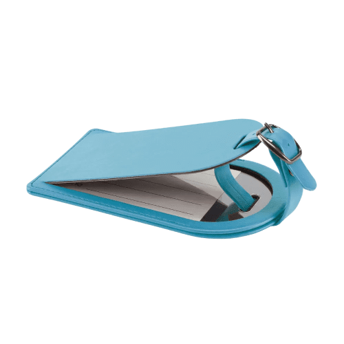 Large Belluno Luggage Tag in Sky Blue