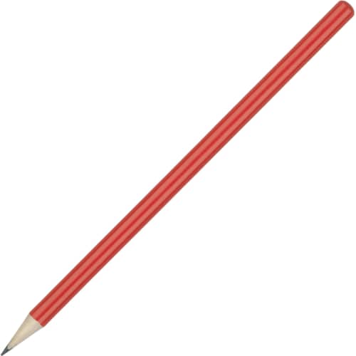 Custom Printed Hibernia Range Pencils in Red from Total Merchandise