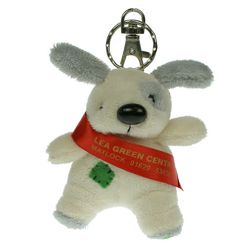 Keychain Dog in Cream