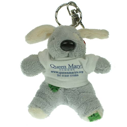 Keychain Dog in Grey