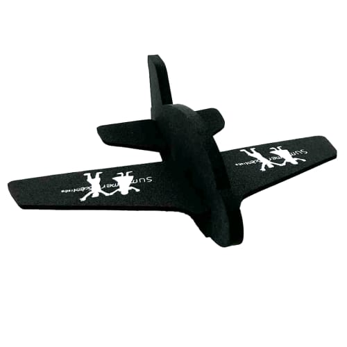 Customisable Foam Gliders in Black from Total Merchandise