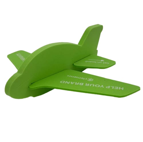 Promotional Foam Gliders in Lime from Total Merchandise