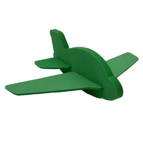 Personalisable Foam Gliders in Emerald Green from Total Merchandise