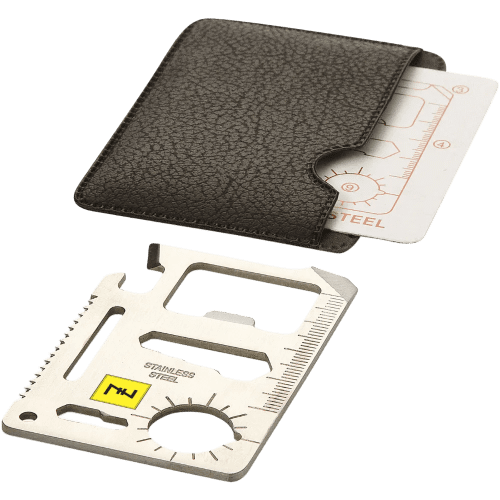 15 In 1 Tool Cards in Black/Silver