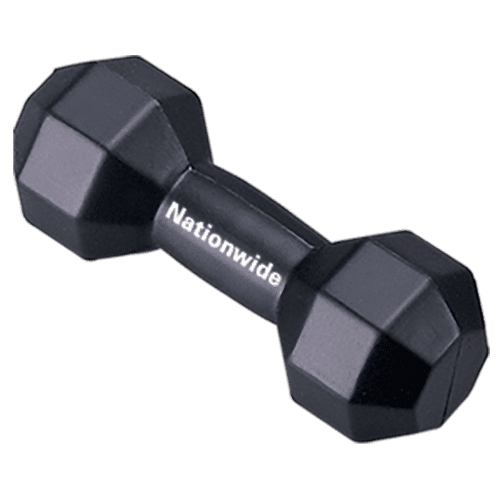Promotional Stress Dumbell for Fitness Campaigns