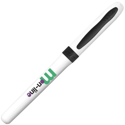 Promotional BiC Mark It Permanent Markers in White/Black from Total Merchandise