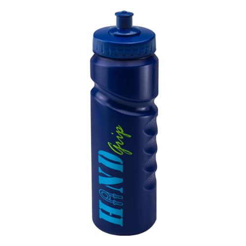 Finger Grip Sports Bottles 750ml in Dark Blue