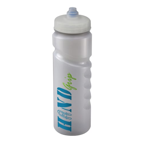 Finger Grip Sports Bottles 750ml in Clear