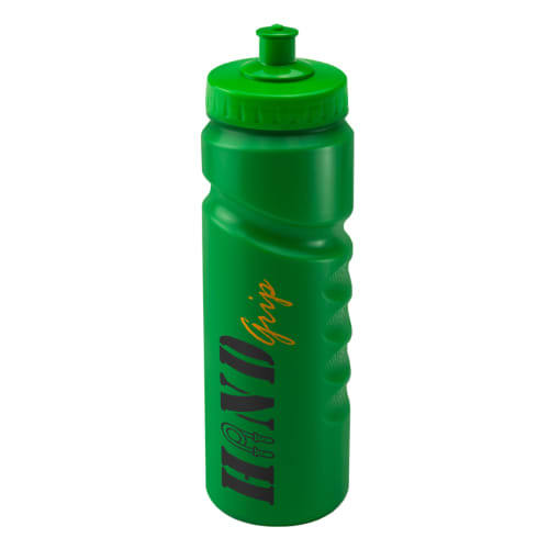 Finger Grip Sports Bottles 750ml in Green