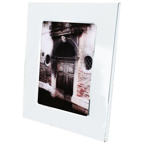 Branded 4 x 6 Silver Plated Photo Frames with Engraved Logo from Total Merchandise