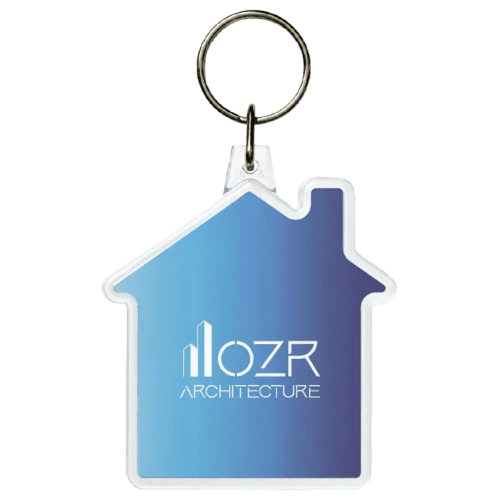 House Shaped Keyring