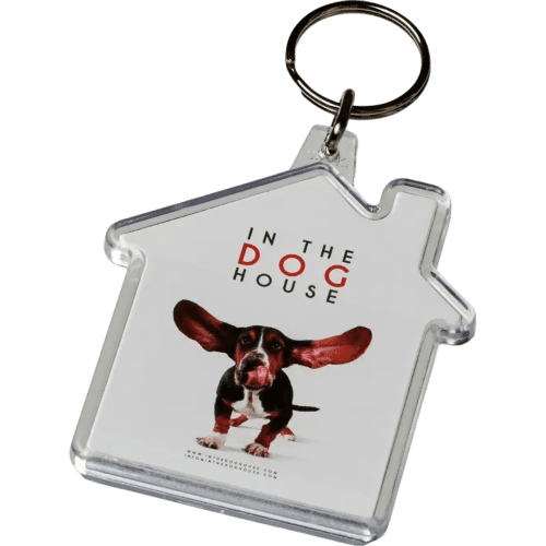 House Shaped Keyring