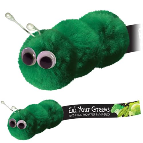 Caterpillar Logobug in Green/Black