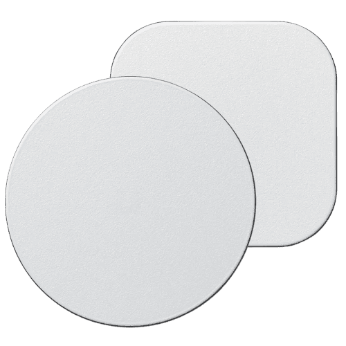 Brite Mat Coaster in White/Black
