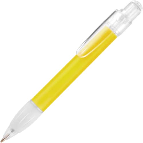 UK Printed Setanta Frost Ballpens in Yellow from Total Merchandise