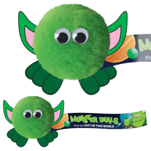 Alien Logobugs in Green/White