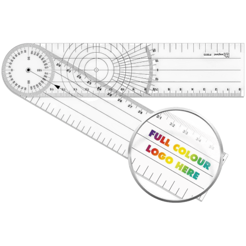 Promotional Goniometers in White branded with your company logo from Total Merchandise