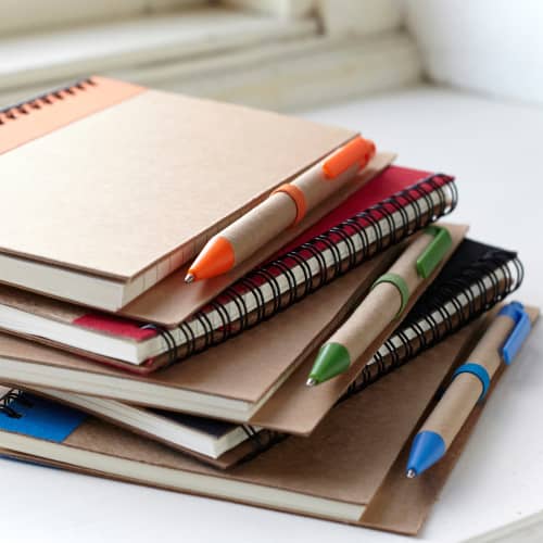 Recycled Notepad and Pen Sets