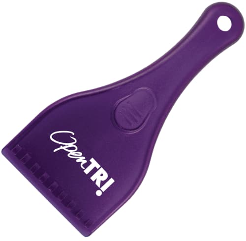 Hudson Plastic Ice Scrapers in Purple