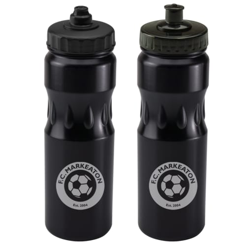 Tear Drop Sports Bottle 750ml in Black