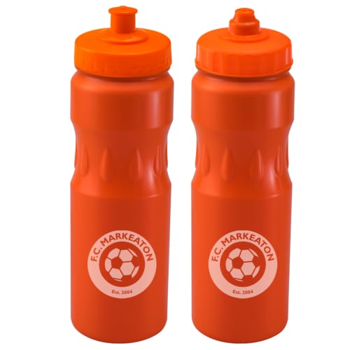 Tear Drop Sports Bottle 750ml in Orange