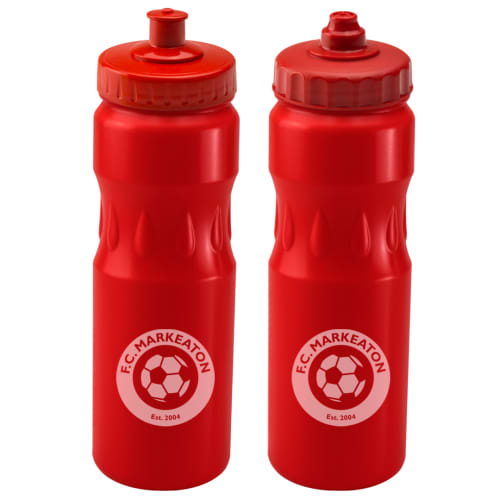 Tear Drop Sports Bottle 750ml in Red