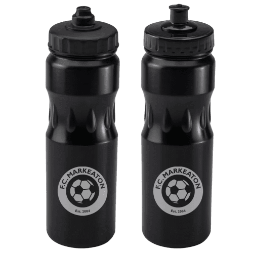 Tear Drop Sports Bottle 750ml in Black