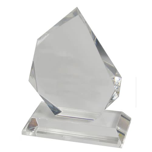 Engraved Medium Optical Crystal Trophies with your Logo & Individual Names by Total Merchandise