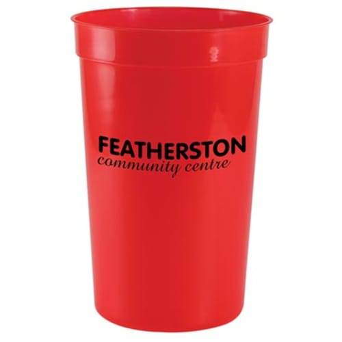 20oz Plastic Cups in Red