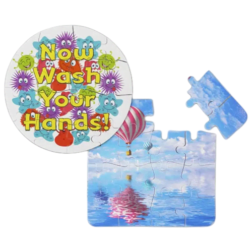 Gnalvic 16 Piece Puzzle Coasters