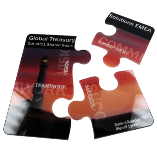 Promotional Small PlexiMag Magnetic Puzzles for Marketing Campaign Giveaways
