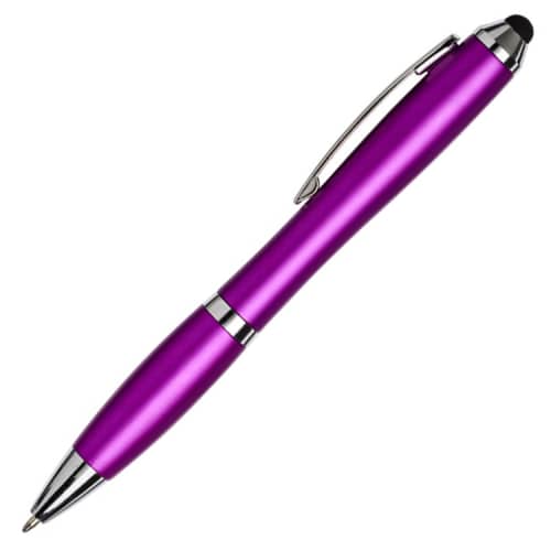 Curvy Stylus Ballpens in Pink