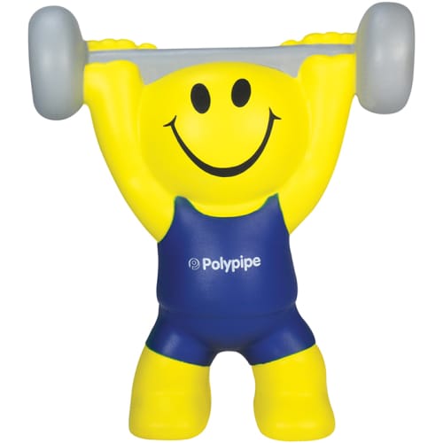 Promotional Stress Weight Lifters are great as gym merchandise