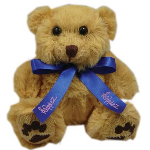 Personalised 5 Inch Dexter Bear With Bow for Event Giveaways