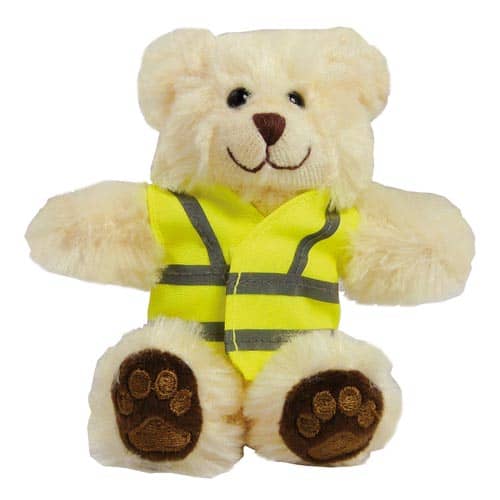 Promotional 5 Inch Reflective Jacket Bears for Childrens Merchandise
