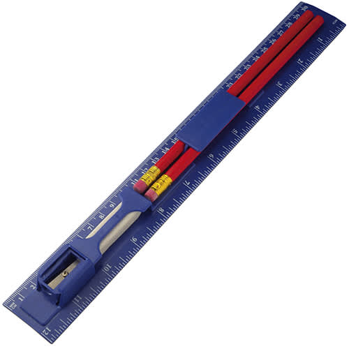 Branded 5 Piece Ruler Set for Workplace Stationery