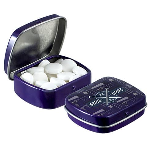 Micro Hinged Mint Tins in Purple