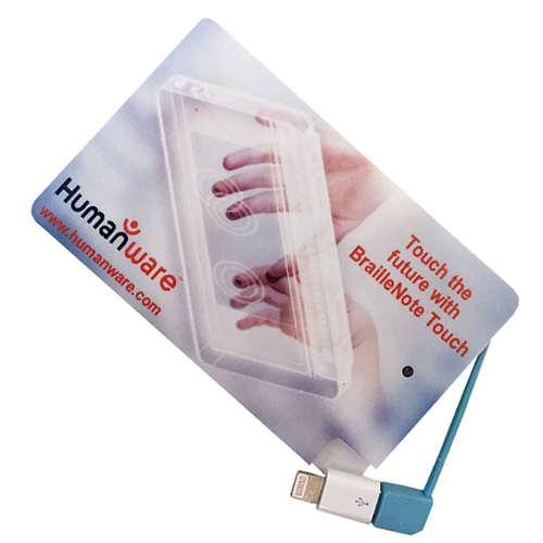 Branded Card Power Banks for promotional events