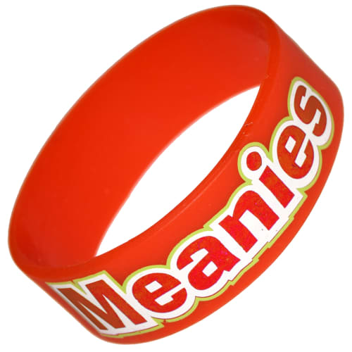 Promotional Extra Wide Printed Silicone Wristbands Printed with Your Campaign Message