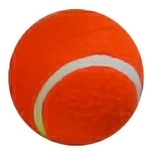 Recreational Tennis Balls in Dark Orange