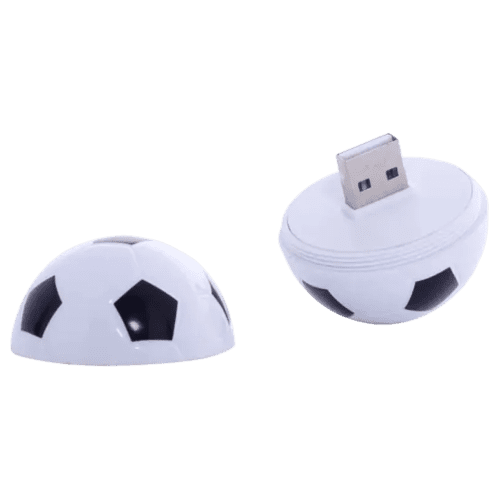 USB Football Flashdrives in Black/White