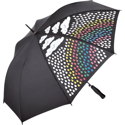 Promotional Fare Colour Magic Automatic Umbrellas for Event Merchandise