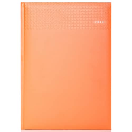 Tradeshow A4 Matra Daily Diary in Orange is custom-printed by Total Merchandise.