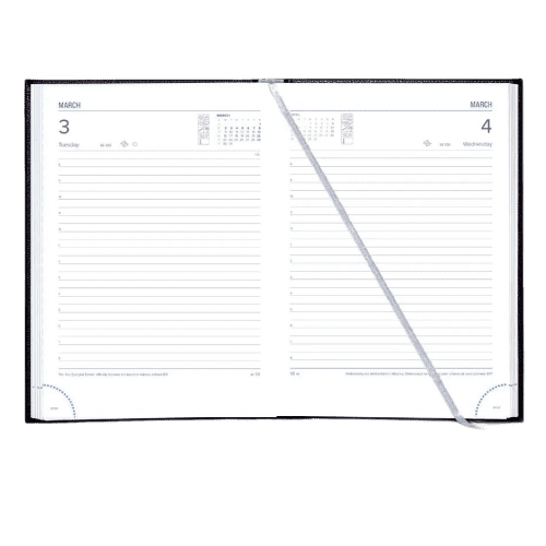 Page layout A4 Matra Daily Diary from Total Merchandise