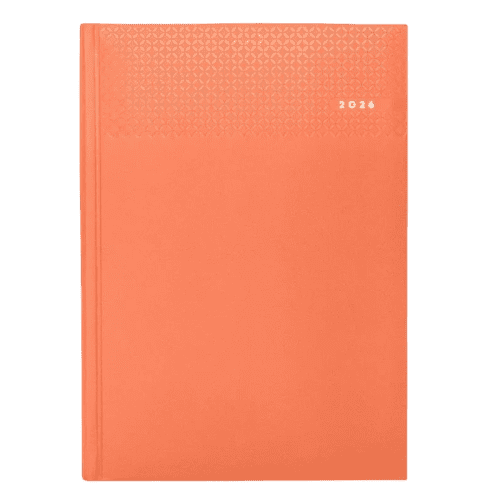 Tradeshow A4 Matra Daily Diary in Orange is custom-printed by Total Merchandise.