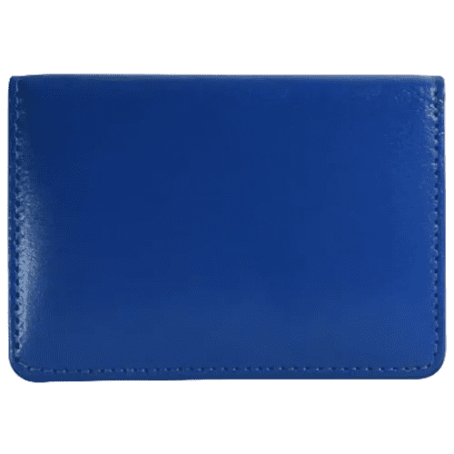 RFID Warwick Leather Oyster Card Holders in Blue